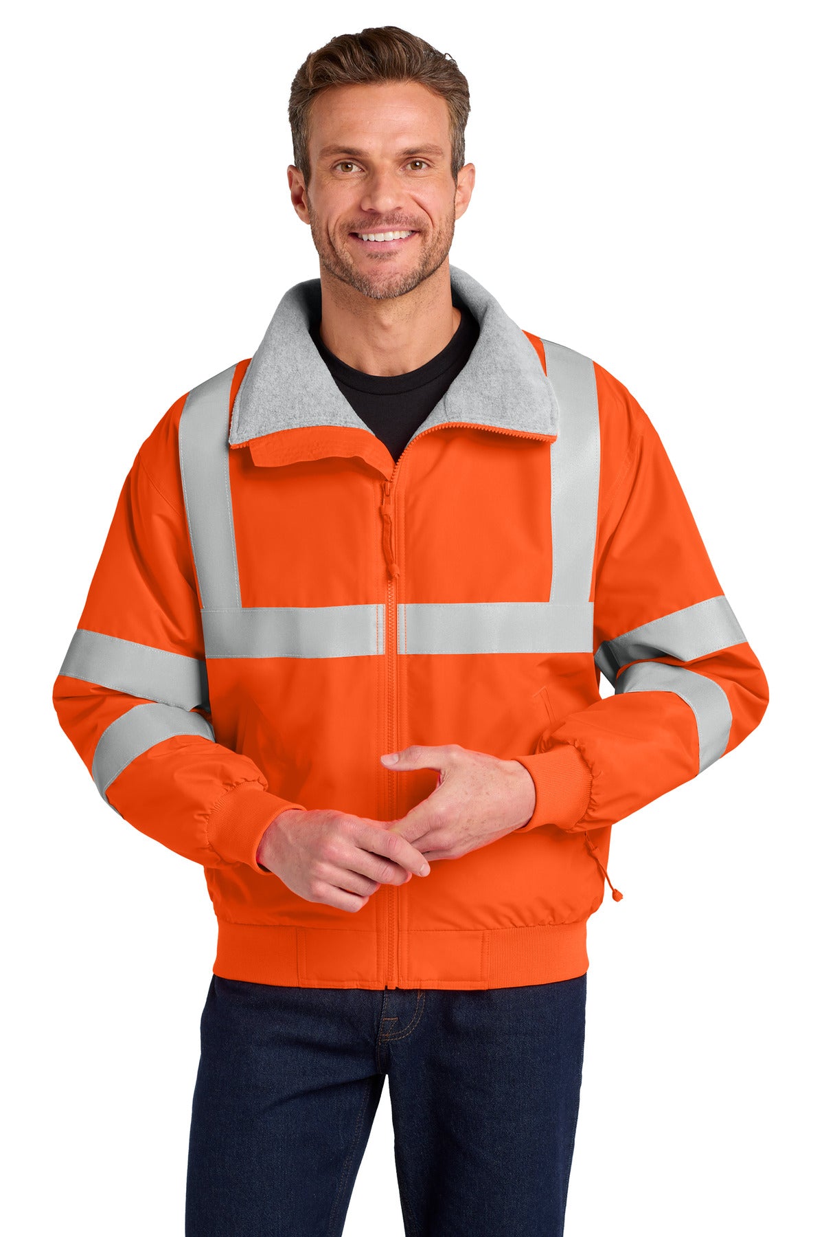 Port Authority® Enhanced Visibility Challenger™ Jacket with Reflective Taping.  SRJ754