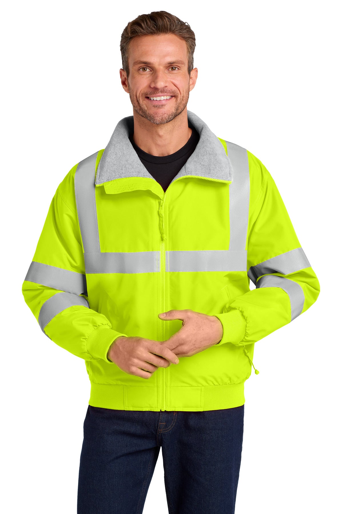 Port Authority® Enhanced Visibility Challenger™ Jacket with Reflective Taping.  SRJ754