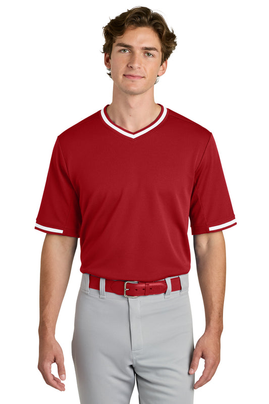 Sport-Tek® Tough Mesh V-Neck Baseball Jersey ST221
