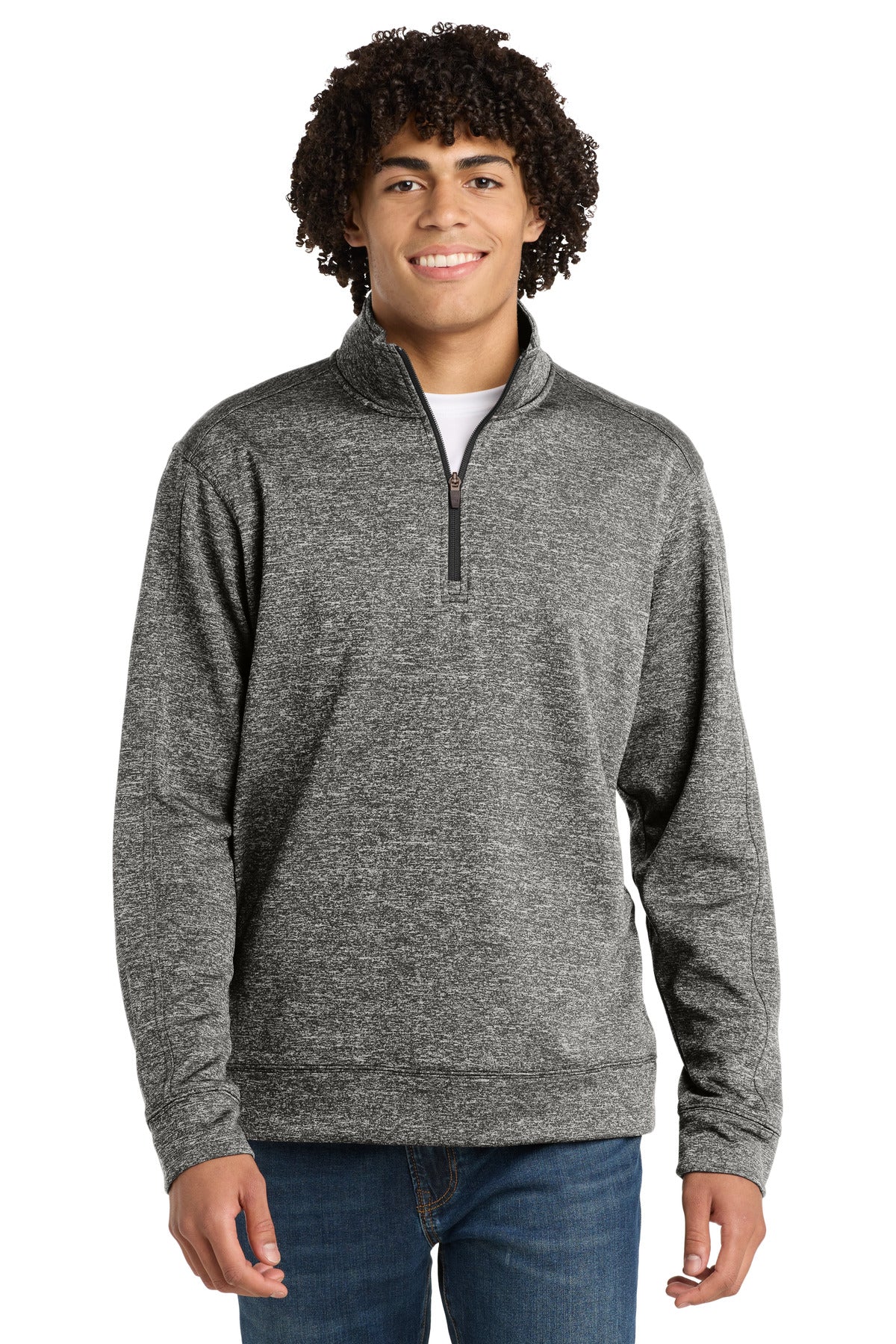 Sport-Tek® PosiCharge® Electric Heather Fleece 1/4-Zip Pullover. ST226