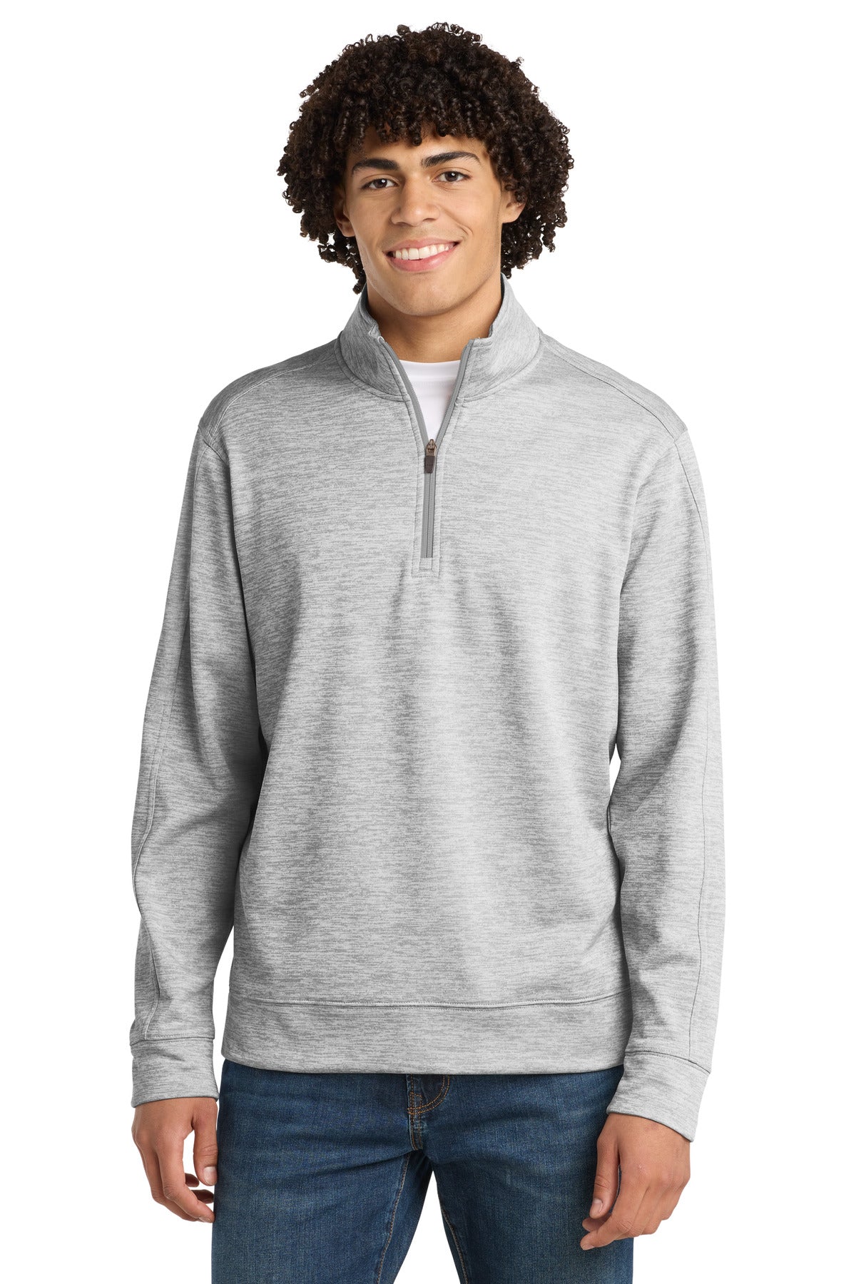 Sport-Tek® PosiCharge® Electric Heather Fleece 1/4-Zip Pullover. ST226
