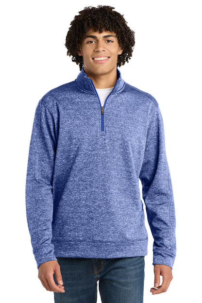 Sport-Tek® PosiCharge® Electric Heather Fleece 1/4-Zip Pullover. ST226