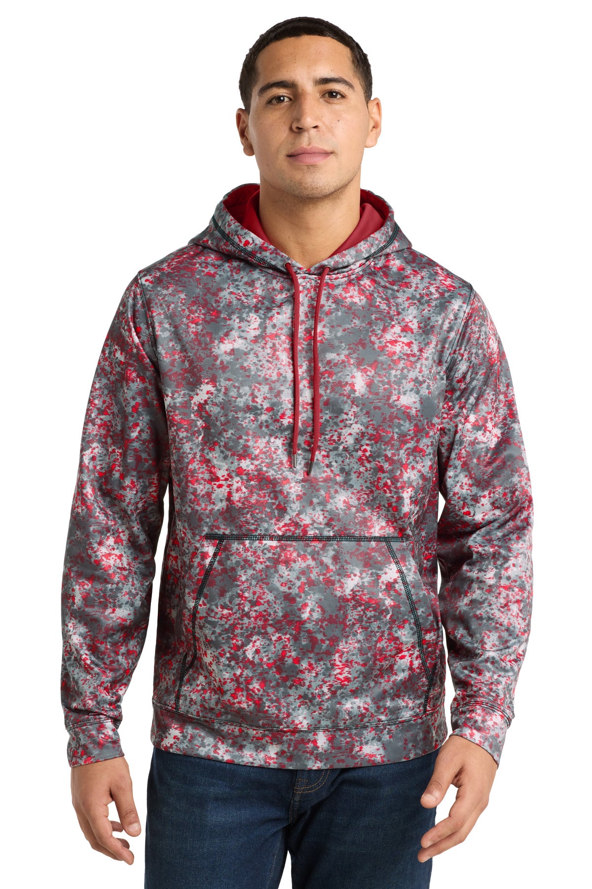 Sport-Tek® Sport-Wick® Mineral Freeze Fleece Hooded Pullover. ST230