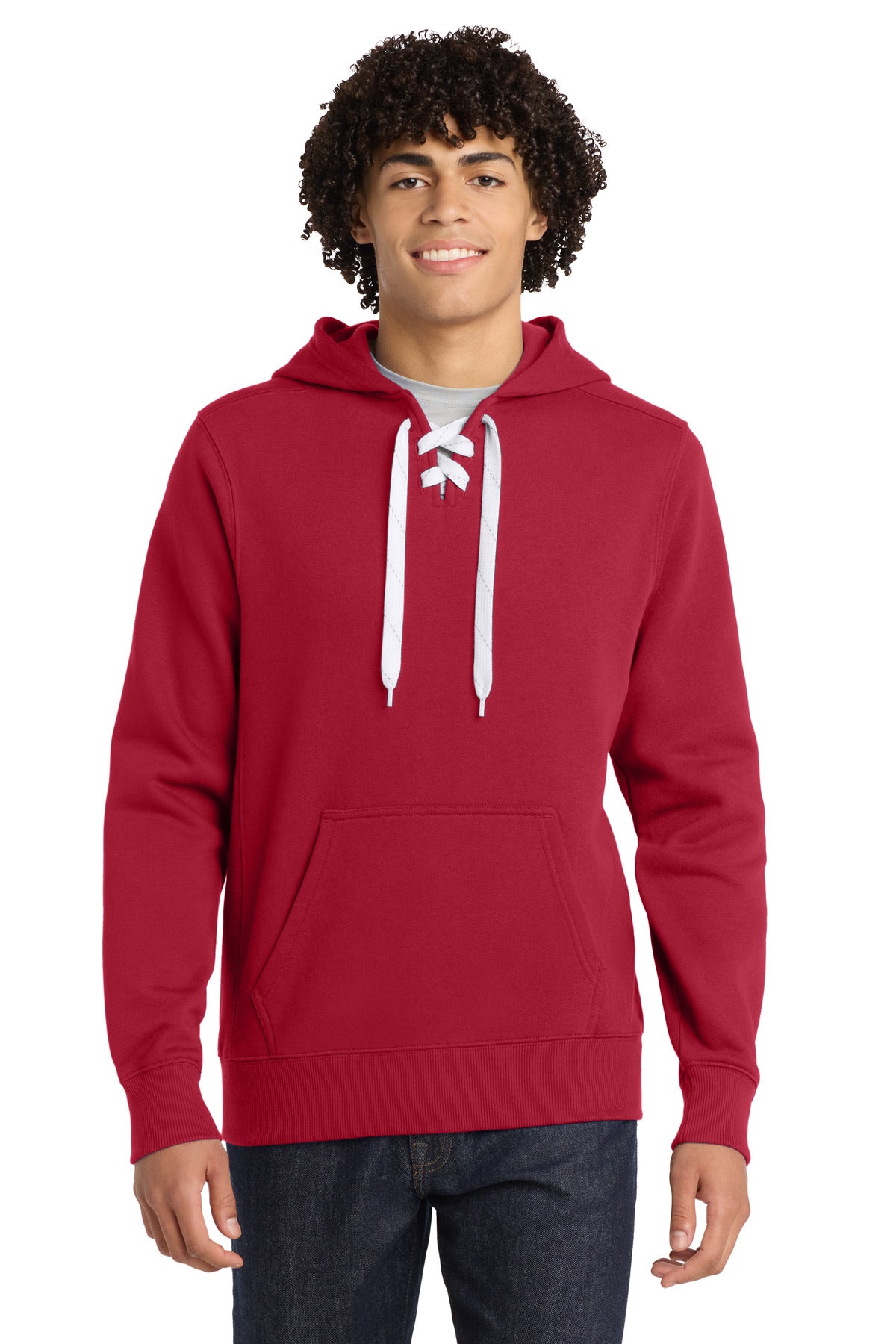 Sport-Tek® Lace Up Pullover Hooded Sweatshirt. ST271 – SanMar Sports