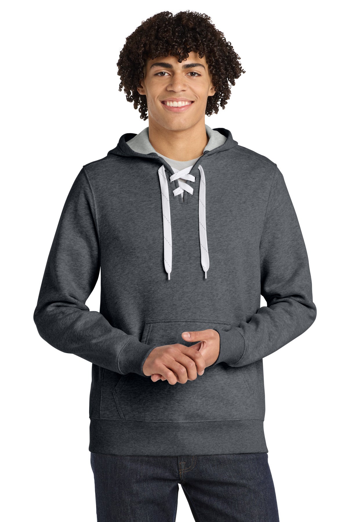 Sport-Tek® Lace Up Pullover Hooded Sweatshirt. ST271