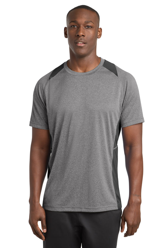 Sport-Tek® Heather Colorblock Contender™ Tee. ST361