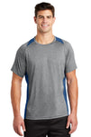 Sport-Tek® Heather Colorblock Contender® Tee. ST361