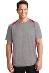 Sport-Tek® Heather Colorblock Contender® Tee. ST361