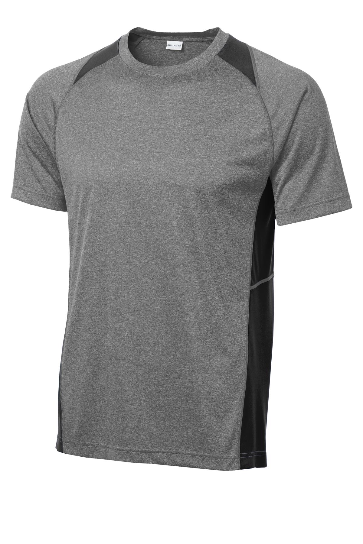 Sport-Tek® Heather Colorblock Contender™ Tee. ST361 – SanMar Sports