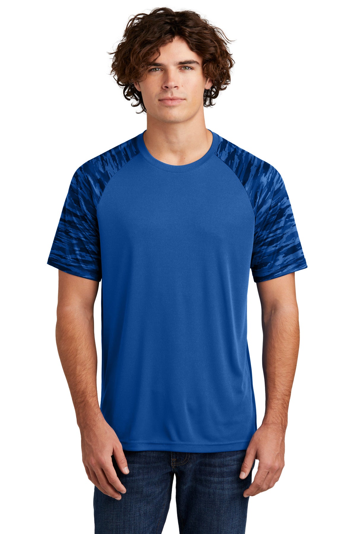 Sport-Tek® Drift Camo Colorblock Tee ST376