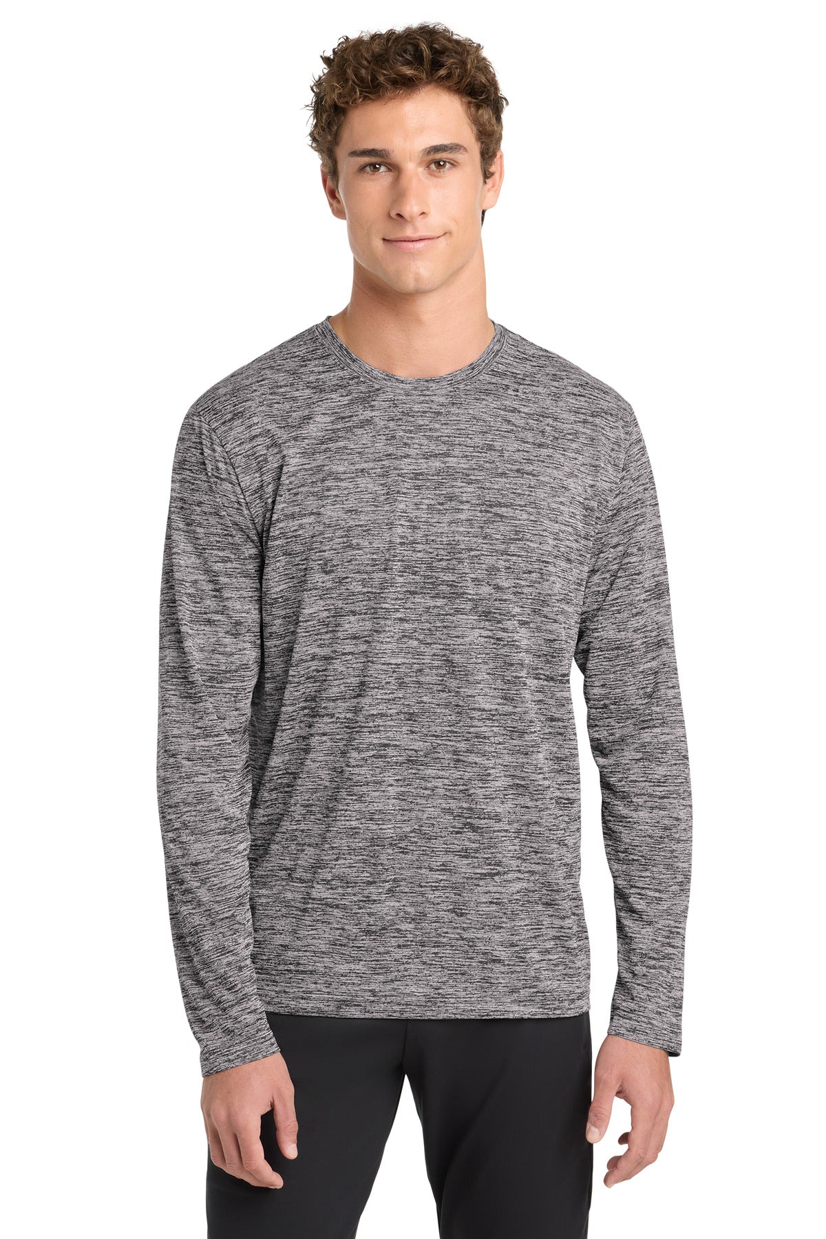Sport-Tek ® PosiCharge ® Long Sleeve Electric Heather Tee. ST390LS