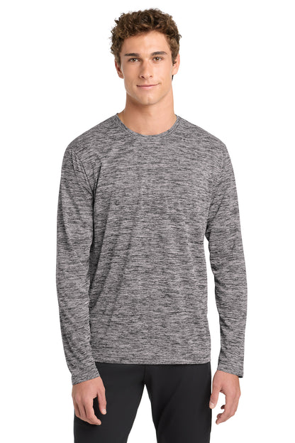 Sport-Tek ® PosiCharge ® Long Sleeve Electric Heather Tee. ST390LS