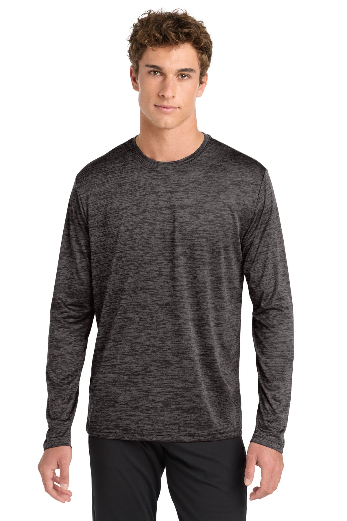 Sport-Tek ® PosiCharge ® Long Sleeve Electric Heather Tee. ST390LS