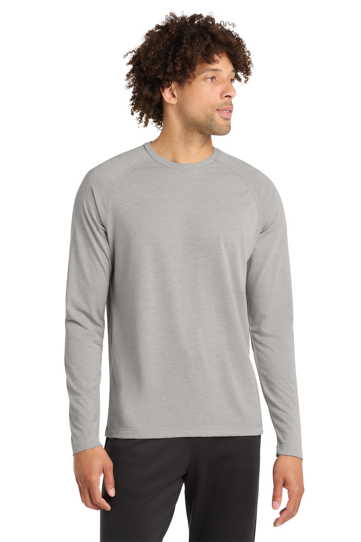 Sport-Tek ® PosiCharge ® Long Sleeve Tri-Blend Wicking Raglan Tee ST400LS
