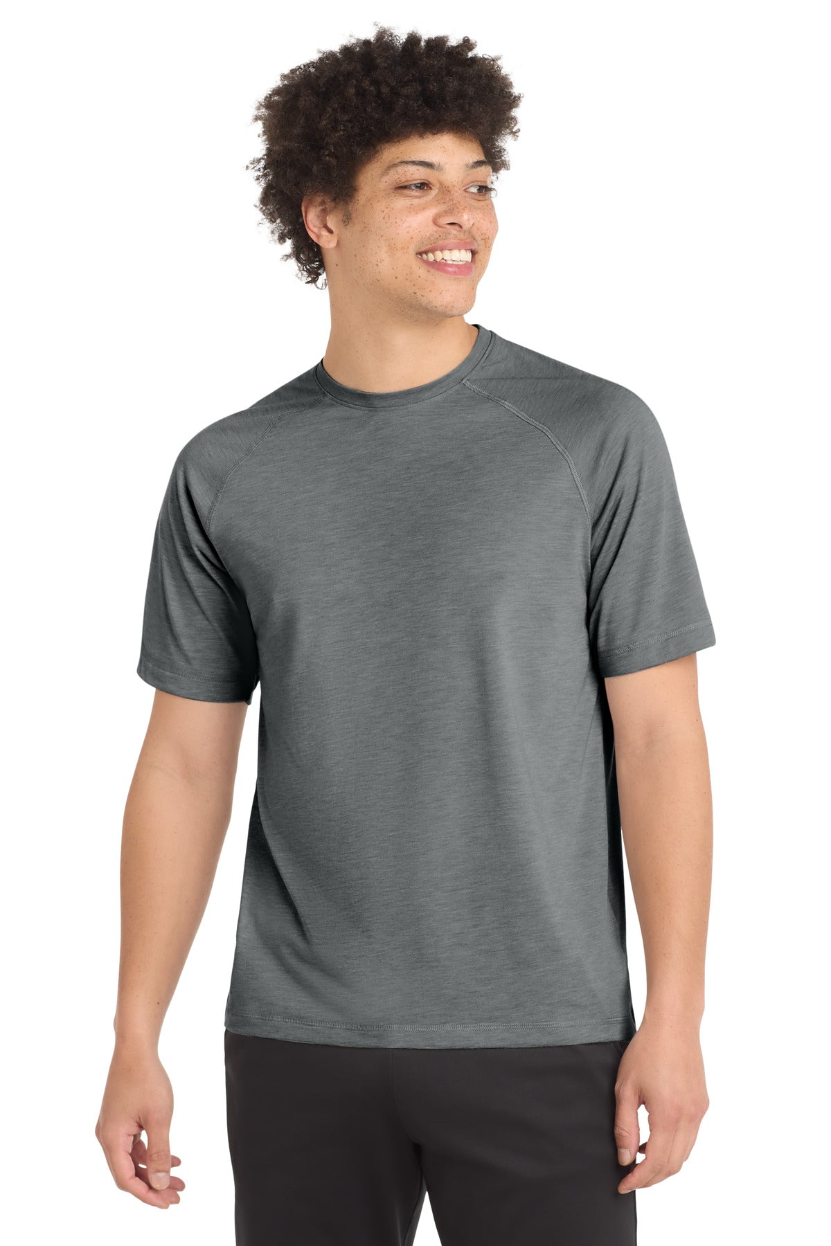 Sport-Tek ® PosiCharge ® Tri-Blend Wicking Raglan Tee. ST400