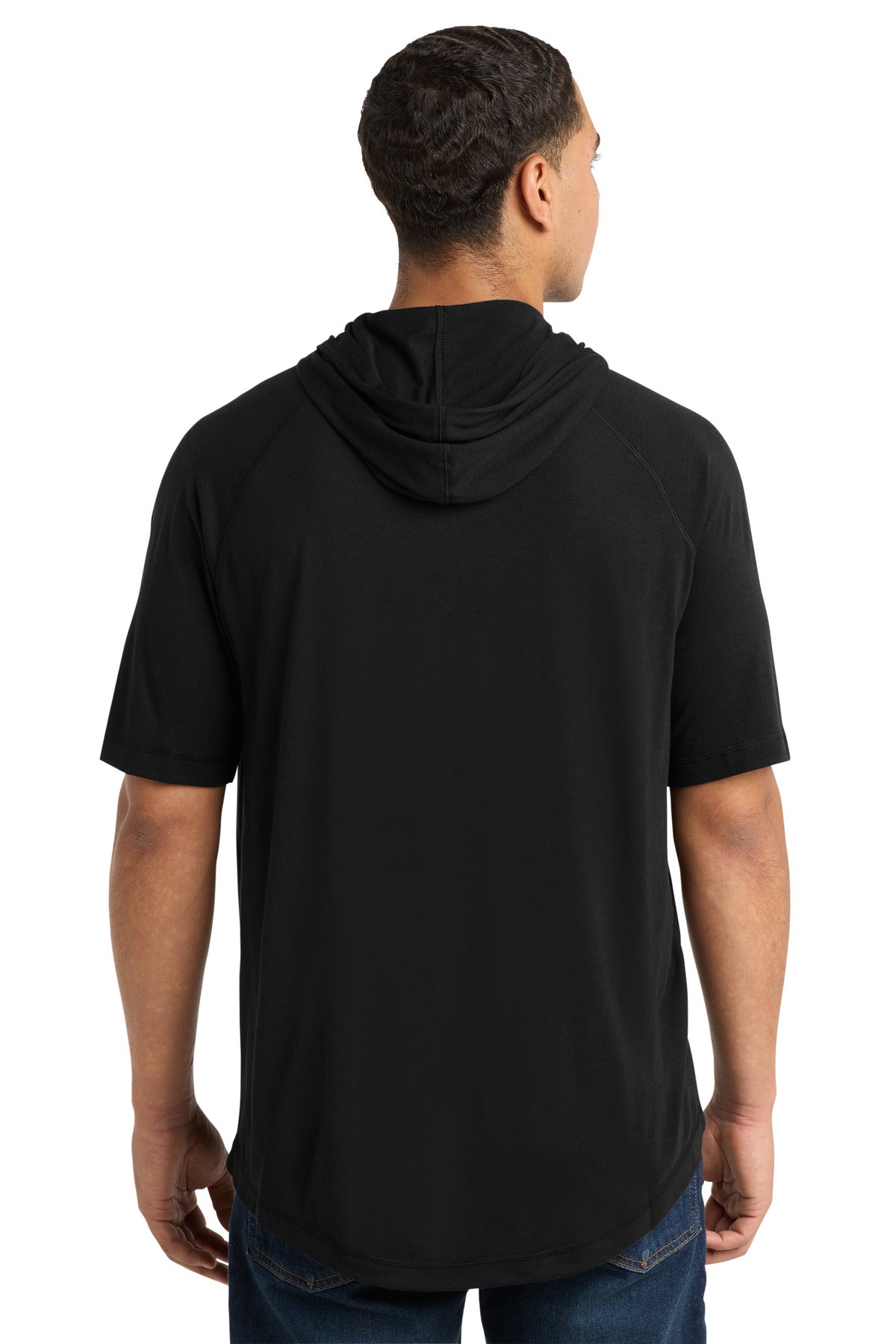 Sport-Tek ® PosiCharge ® Tri-Blend Wicking Short Sleeve Hoodie
