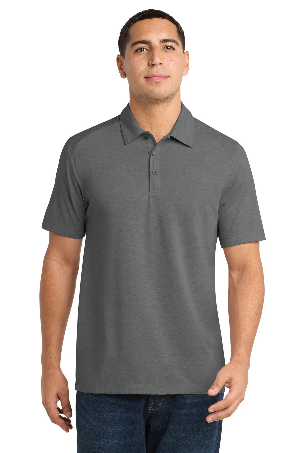 Sport-Tek ® PosiCharge ® Tri-Blend Wicking Polo. ST405
