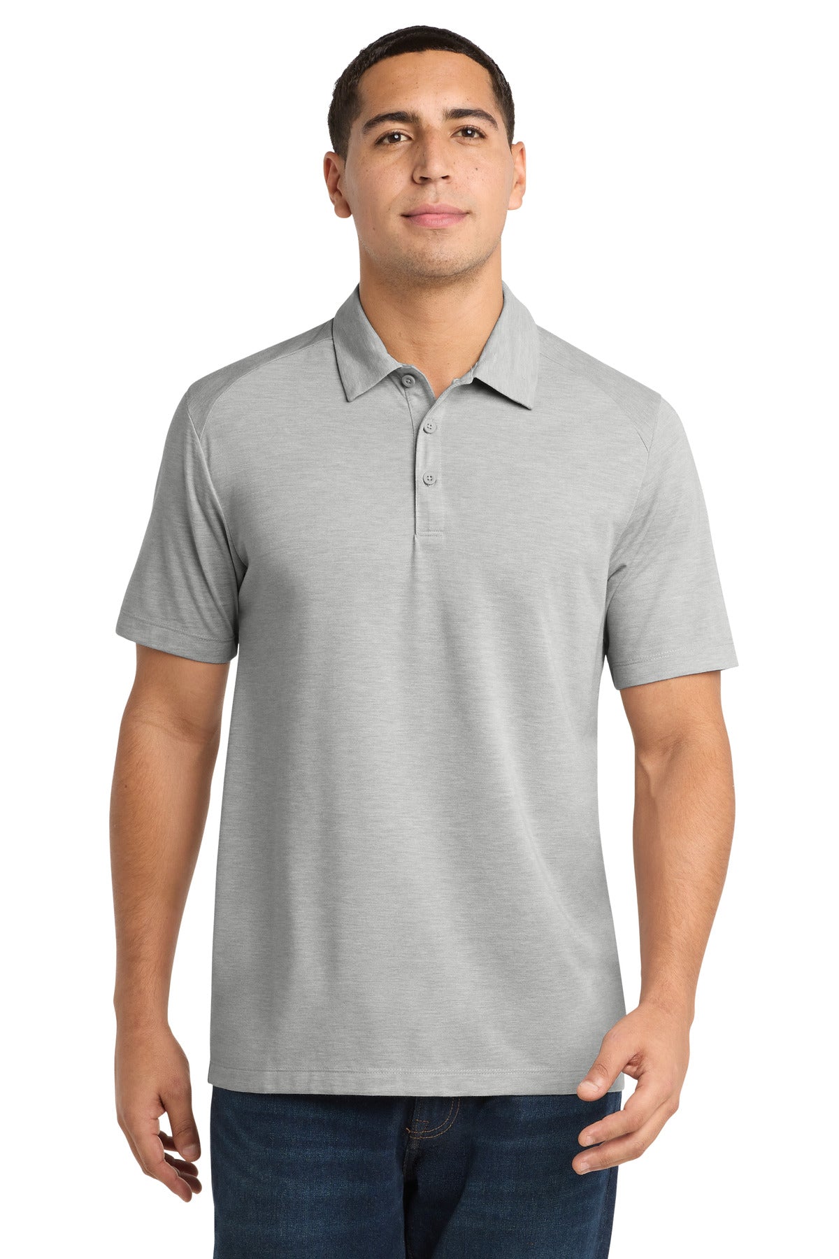Sport-Tek ® PosiCharge ® Tri-Blend Wicking Polo. ST405