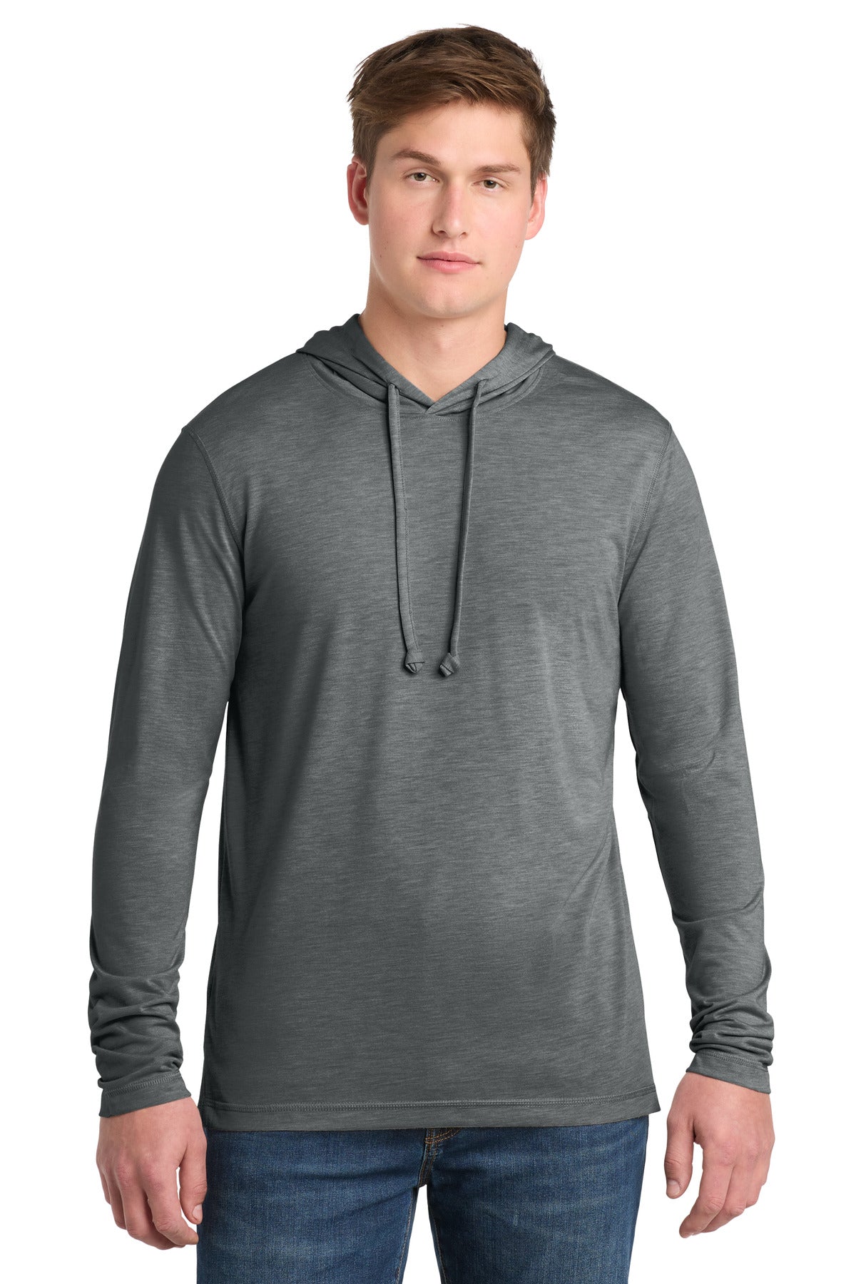 Sport-Tek ® PosiCharge ® Tri-Blend Wicking Long Sleeve Hoodie ST406