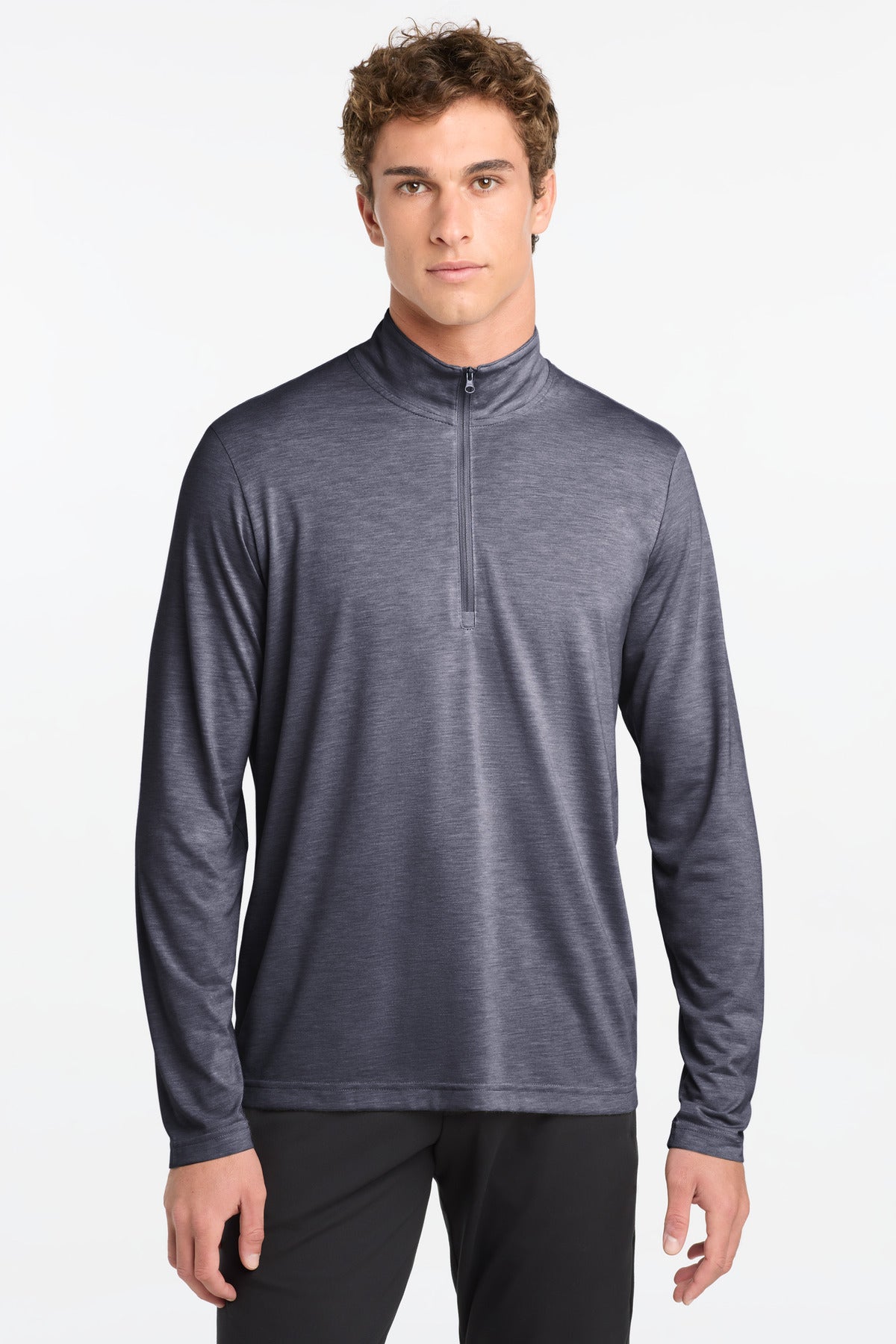 Sport-Tek ® PosiCharge ® Tri-Blend Wicking 1/4-Zip Pullover. ST407