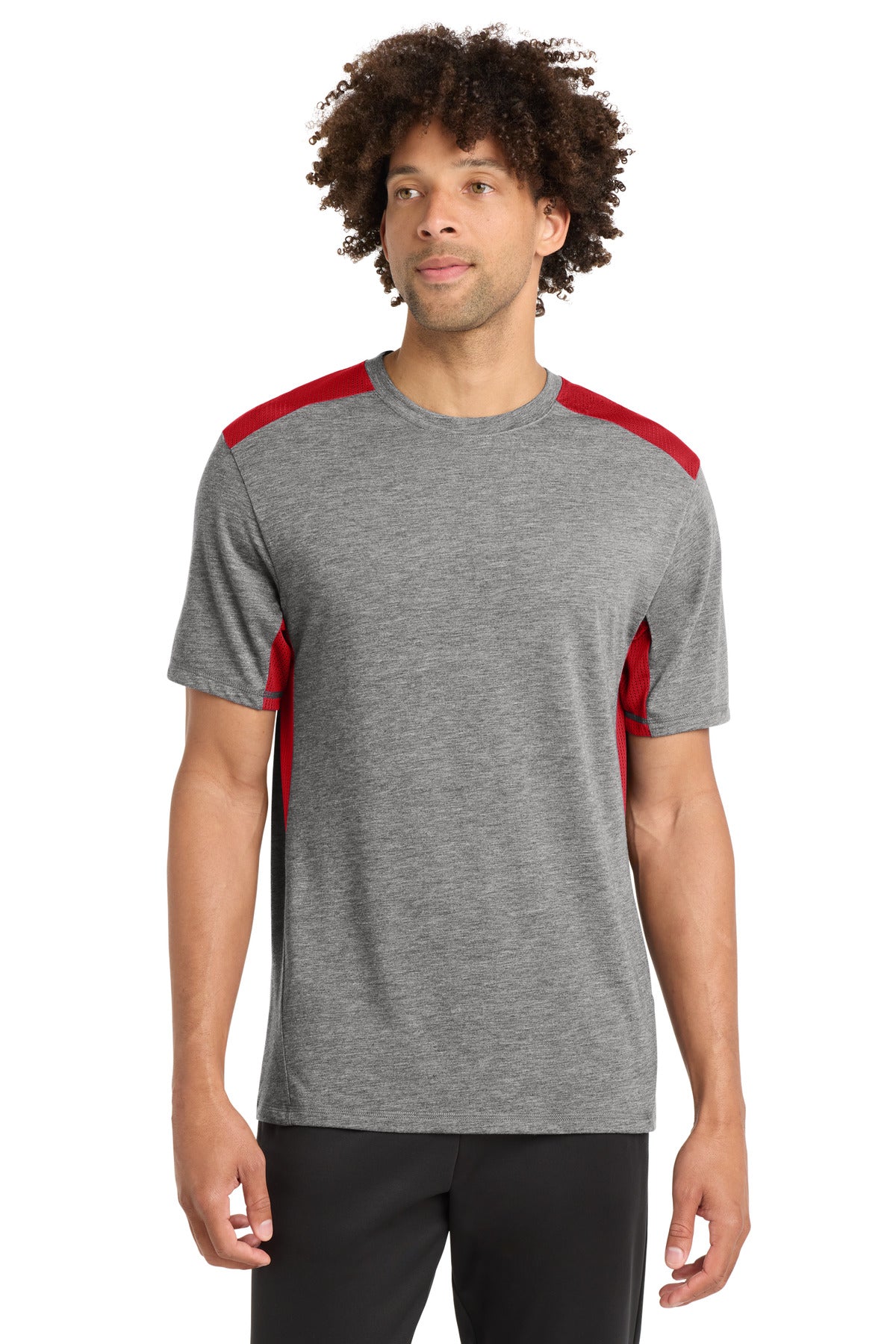 Sport-Tek ® PosiCharge ® Tri-Blend Wicking Draft Tee. ST410