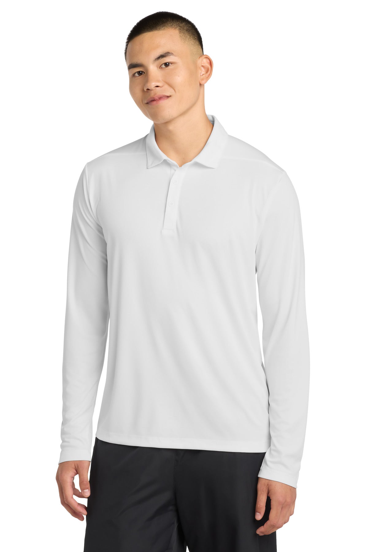 Sport-Tek ®  Posi-UV®  Pro Long Sleeve Polo. ST520LS