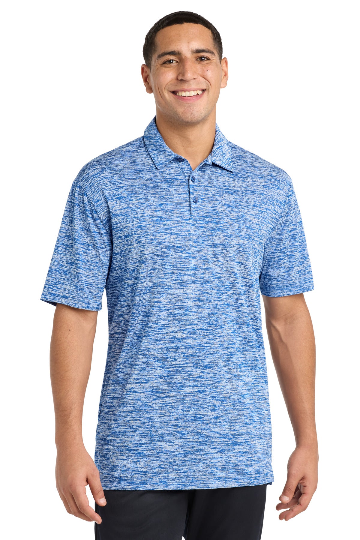 Sport-Tek ® PosiCharge ® Electric Heather Polo. ST590