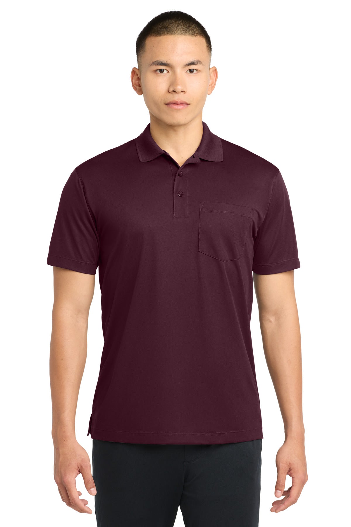Sport-Tek® Micropique Sport-Wick® Pocket Polo. ST651