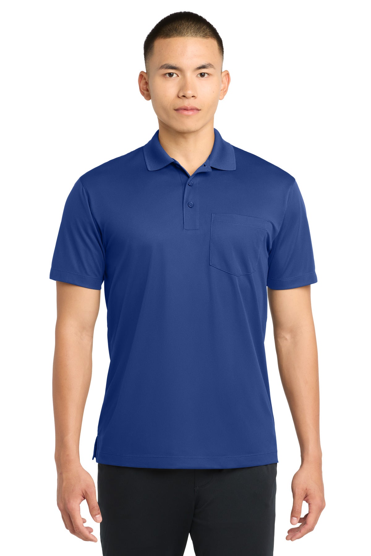 Sport-Tek® Micropique Sport-Wick® Pocket Polo. ST651