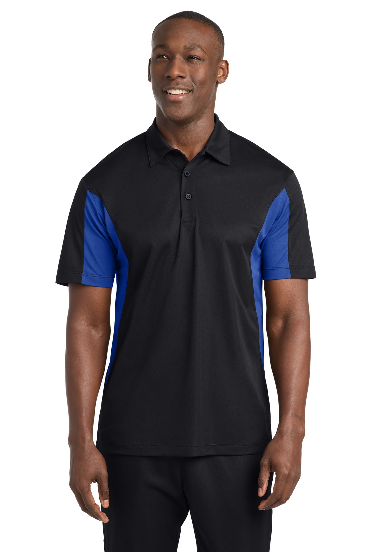 Sport-Tek® Side Blocked Micropique Sport-Wick® Polo. ST655