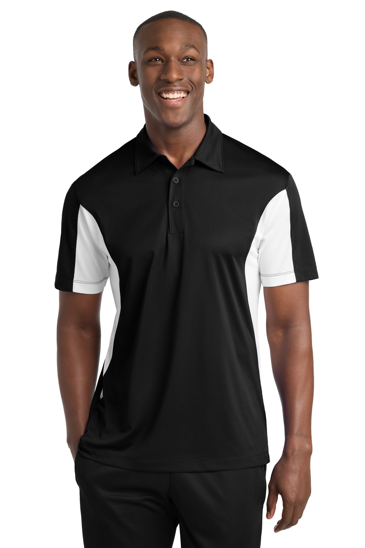Sport-Tek® Side Blocked Micropique Sport-Wick® Polo. ST655