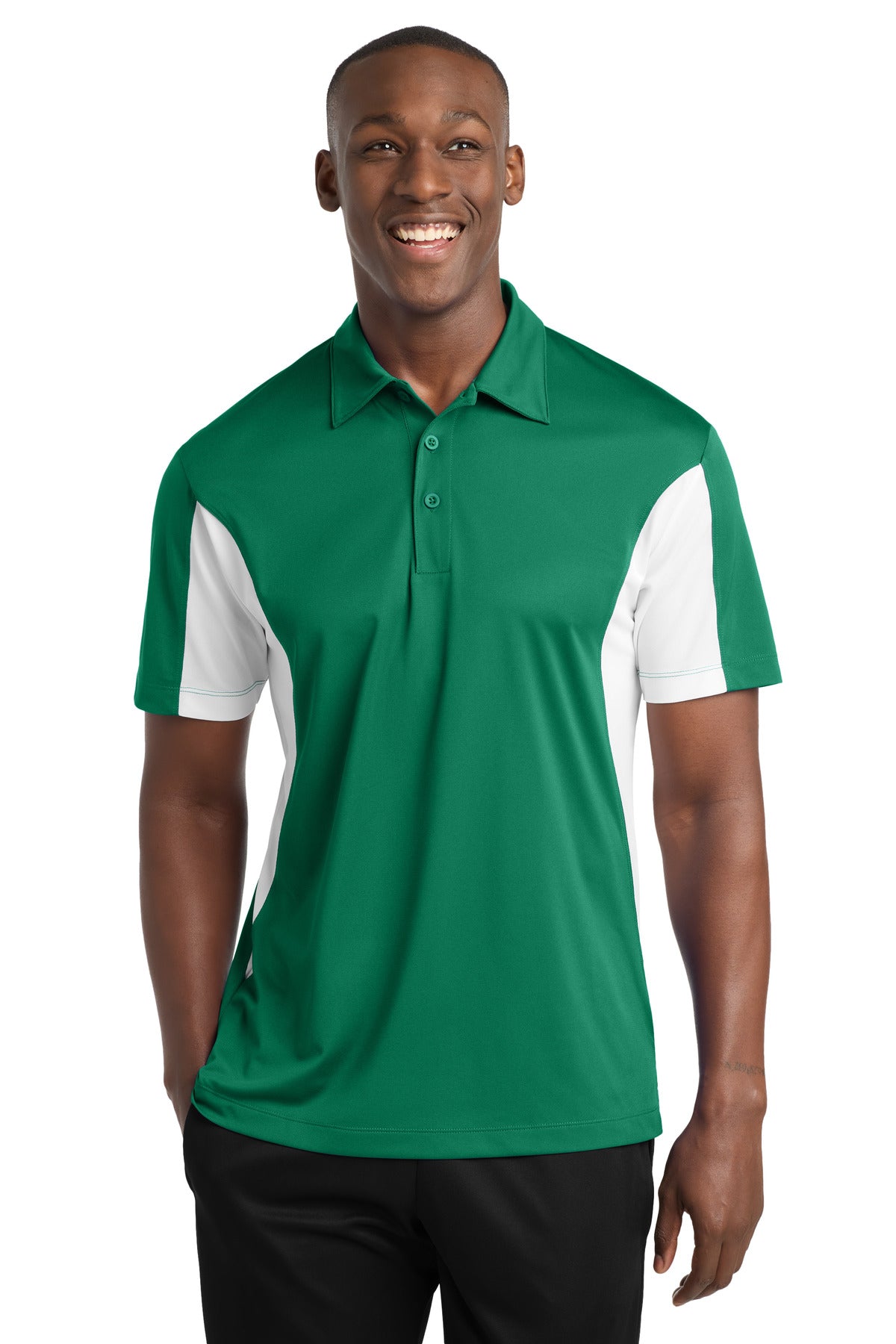 Sport-Tek® Side Blocked Micropique Sport-Wick® Polo. ST655