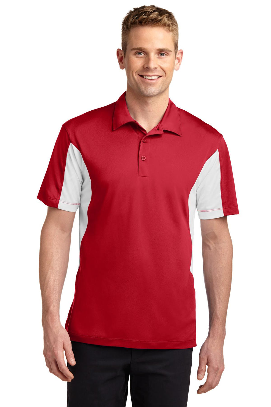 Sport-Tek® Side Blocked Micropique Sport-Wick® Polo. ST655