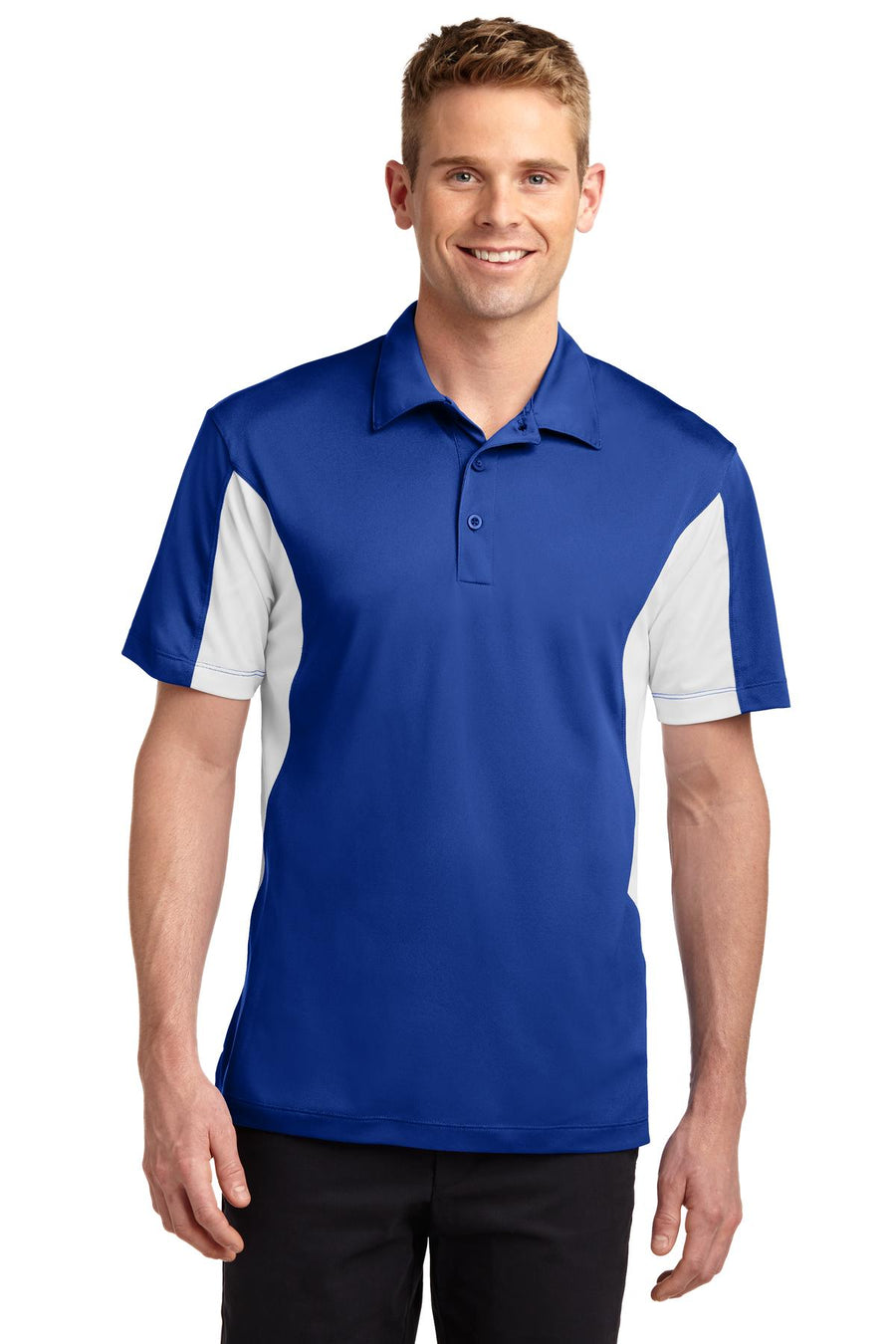 Sport-Tek® Side Blocked Micropique Sport-Wick® Polo. ST655