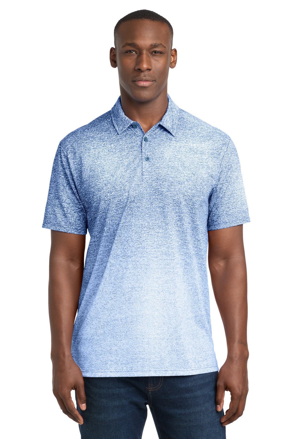 Sport-Tek ® Ombre Heather Polo. ST671