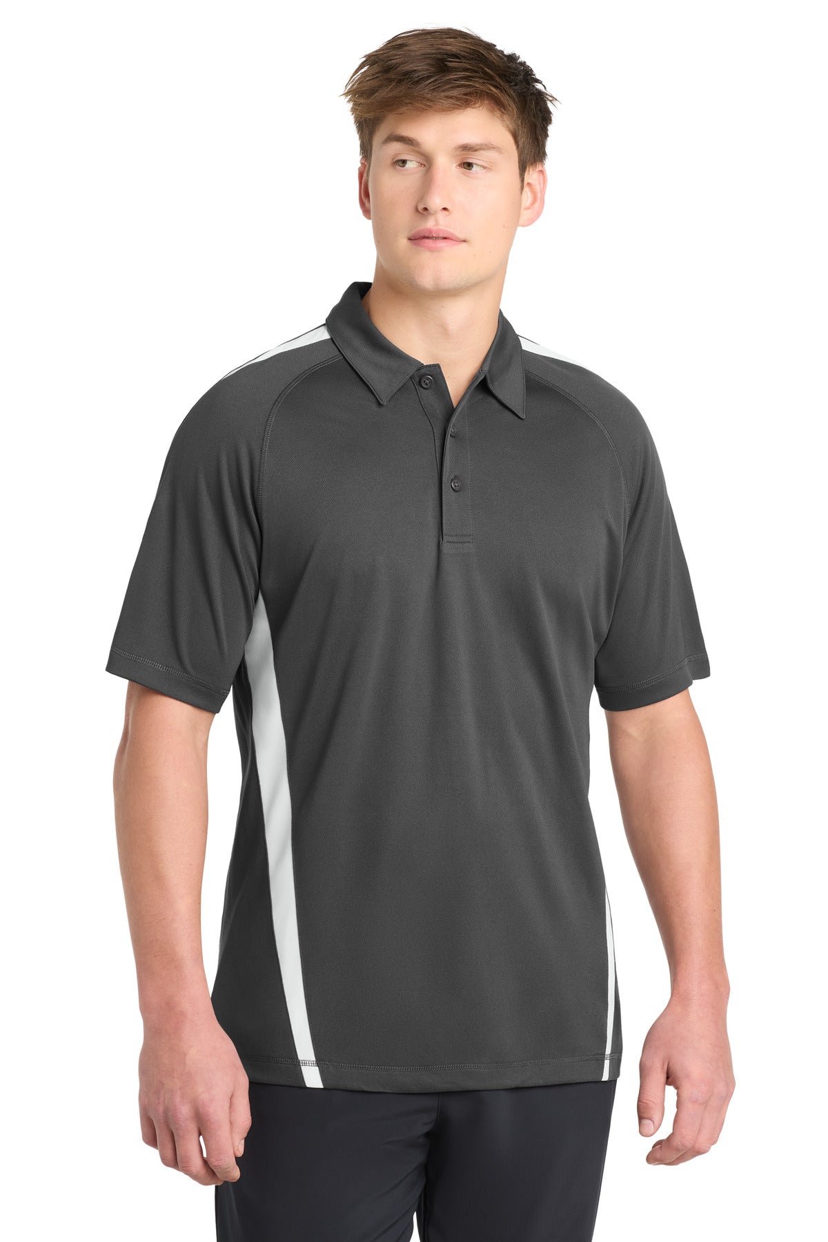 Sport-Tek® PosiCharge® Micro-Mesh Colorblock Polo. ST685