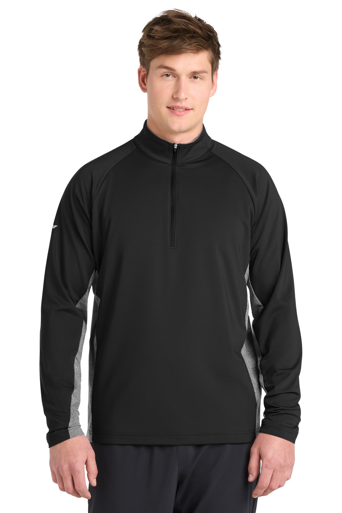 Sport-Tek® Sport-Wick® Stretch Contrast 1/4-Zip Pullover. ST854