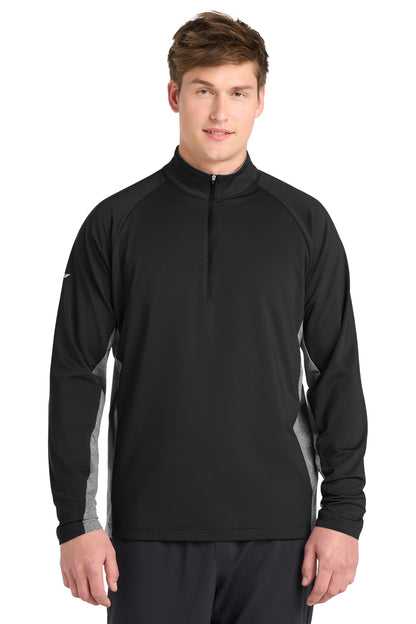 Sport-Tek® Sport-Wick® Stretch Contrast 1/4-Zip Pullover. ST854