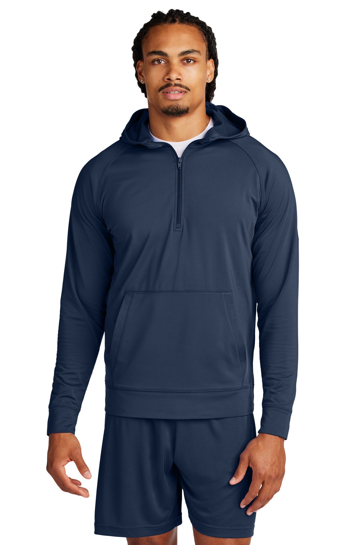 メンズウェア 23SS FCRB WHOLE PATTERN S/S MOCKNECK Sport-Tek® Sport-Wick® Stretch 1/2-Zip Hoodie ST856 – SanMar Sports