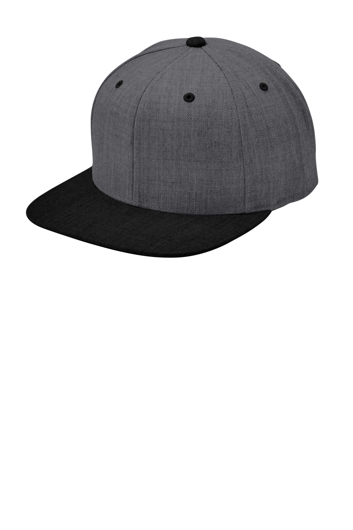 Sport-Tek® YP Classics® Flat Bill Snapback Cap. STC19 – SanMar Sports