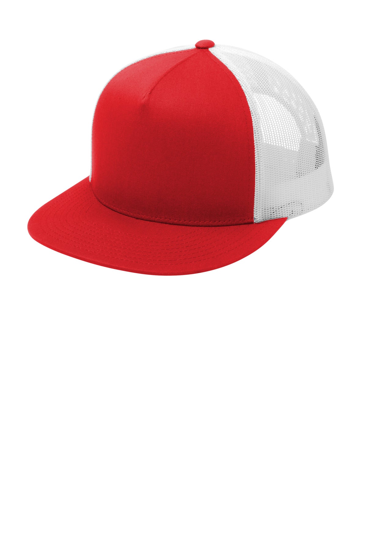 Sport-Tek® YP Classics ® 5-Panel Classic Trucker Mesh Back Cap. STC38