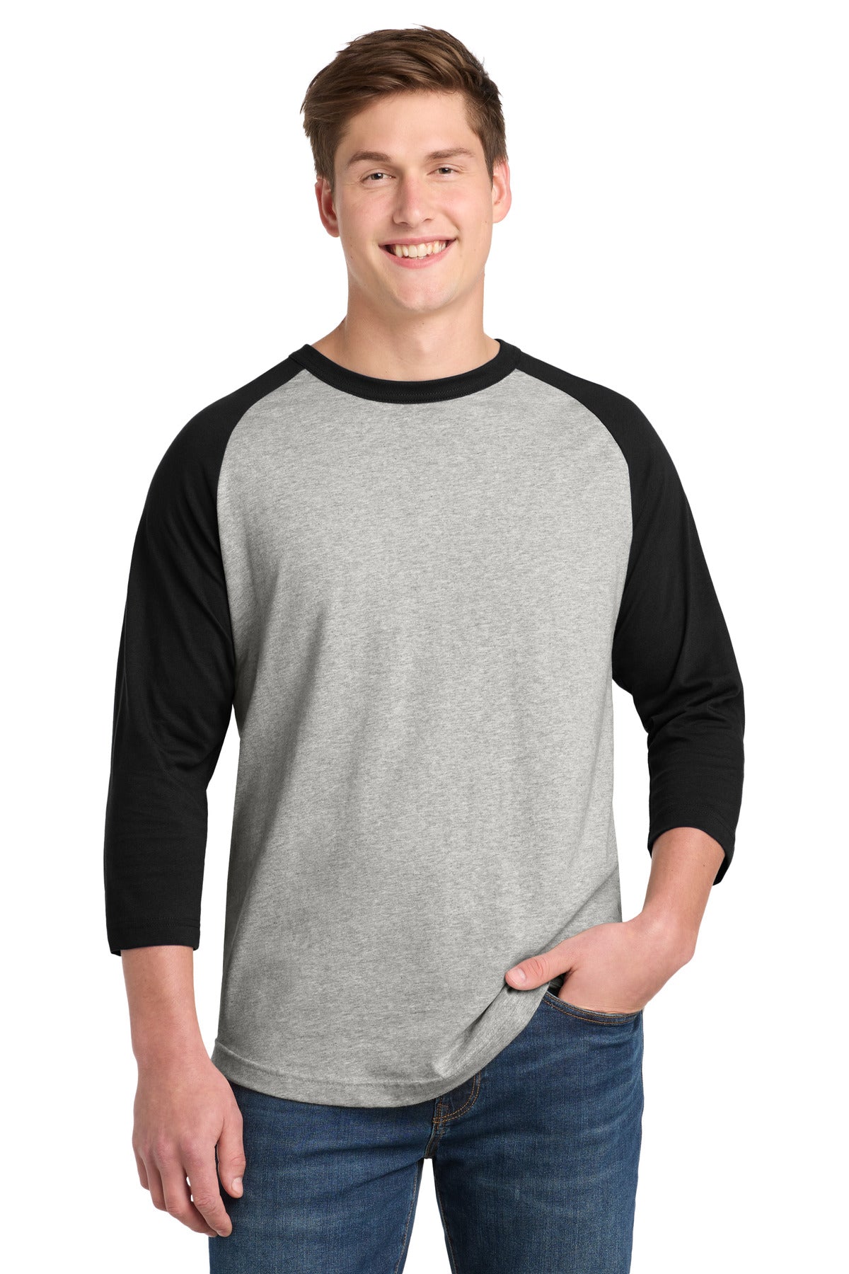 Sport-Tek® Colorblock Raglan Jersey.  T200
