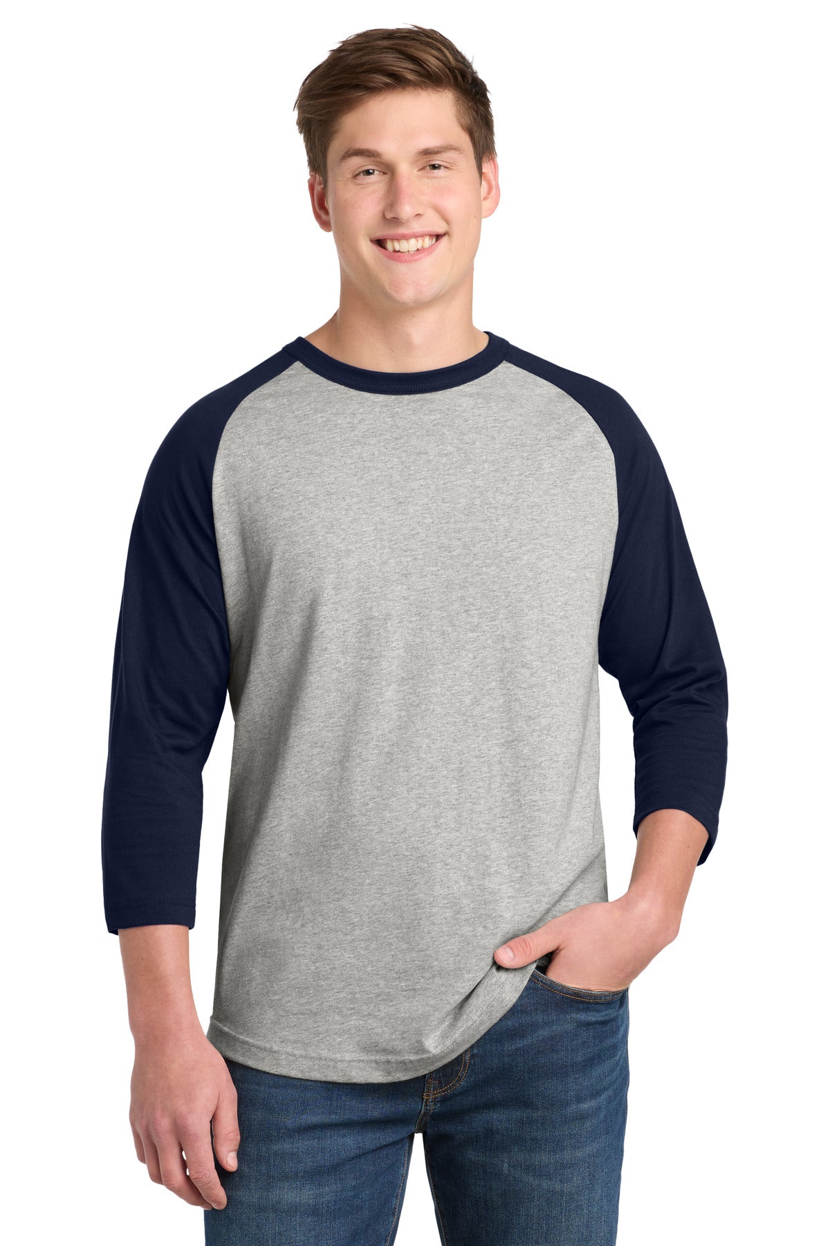 Sport-Tek® Colorblock Raglan Jersey.  T200