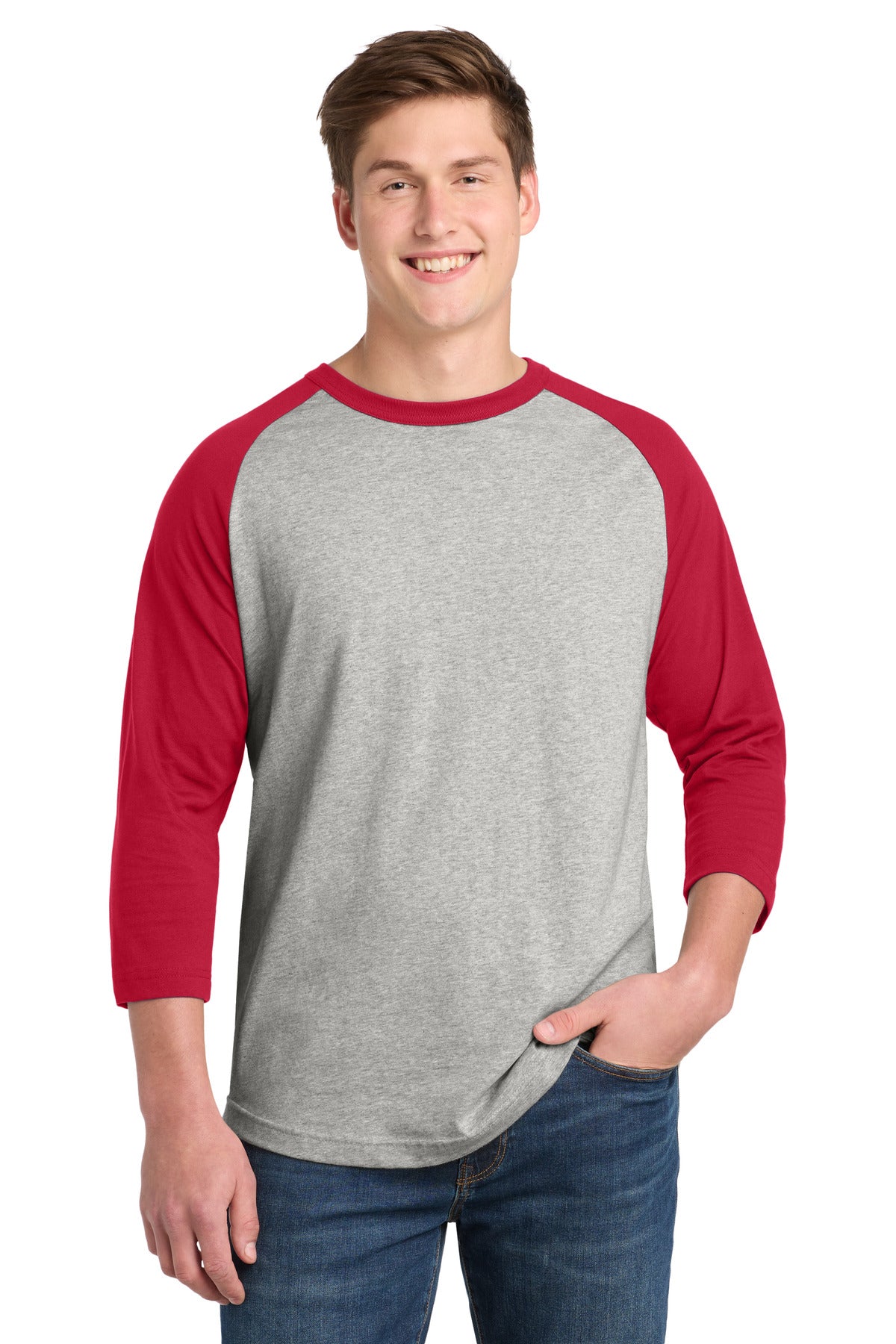 Sport-Tek® Colorblock Raglan Jersey.  T200