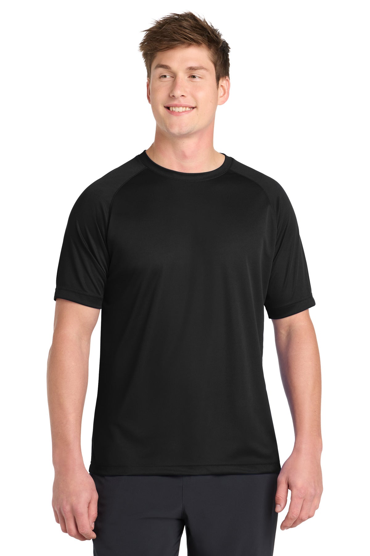 Sport-Tek® Dry Zone® Short Sleeve Raglan T-Shirt. T473