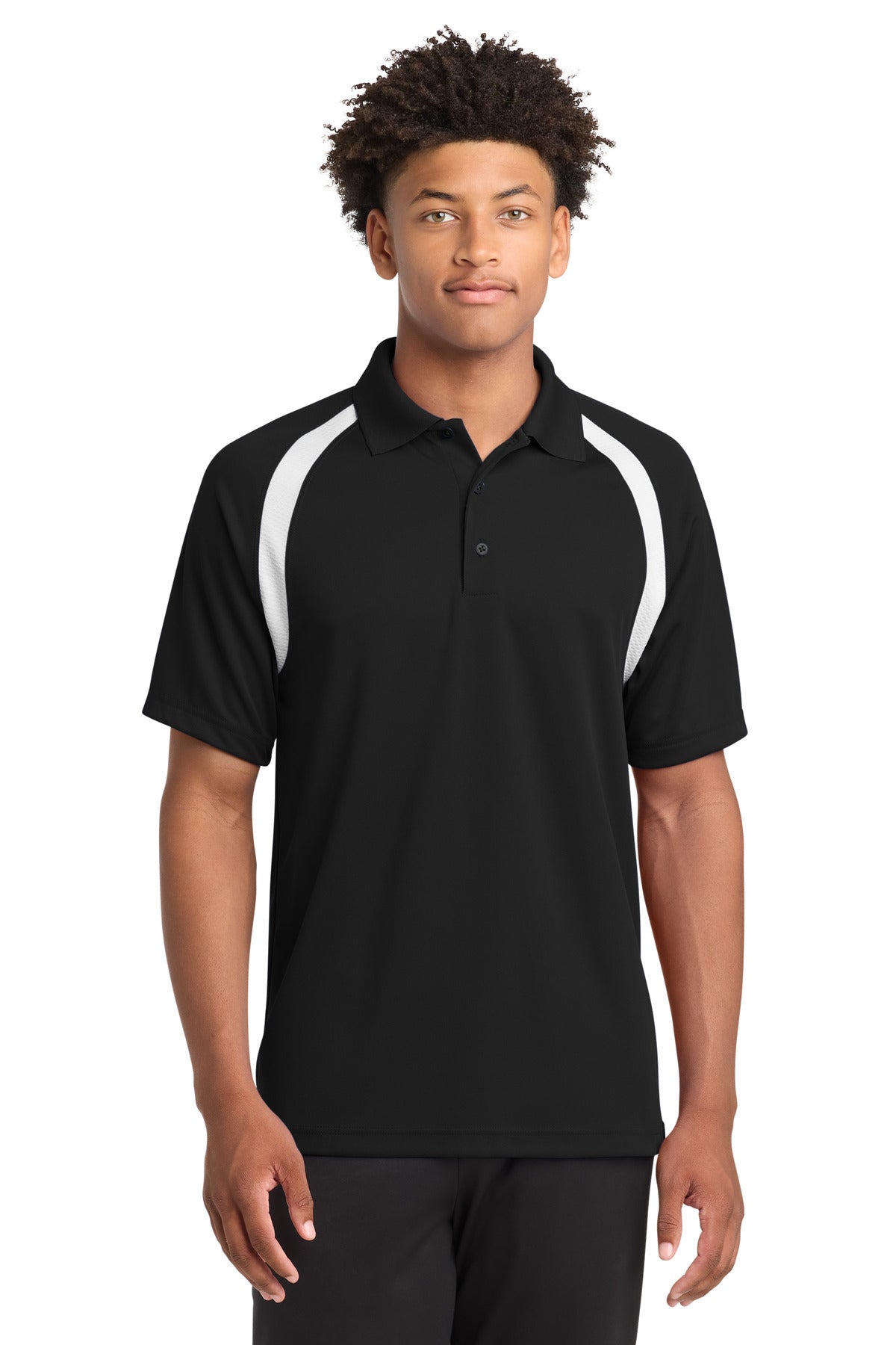 Sport-Tek® Dry Zone® Colorblock Raglan Polo. T476
