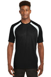 Sport-Tek® Dry Zone® Colorblock Crew. T478