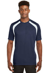 Sport-Tek® Dry Zone® Colorblock Crew. T478