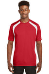 Sport-Tek® Dry Zone® Colorblock Crew. T478