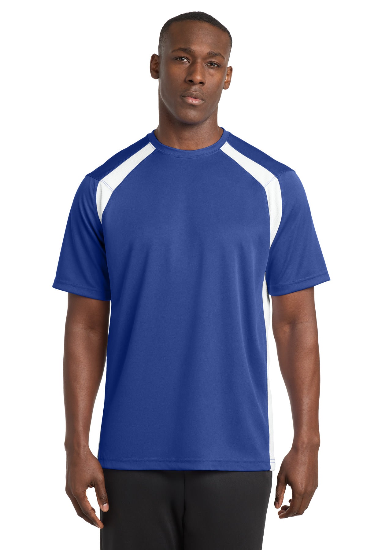 Sport-Tek® Dry Zone® Colorblock Crew. T478